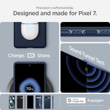 Spigen Google Pixel 7 -suojakuori, Liquid Air, tummansininen