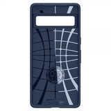 Spigen Google Pixel 7 -suojakuori, Liquid Air, tummansininen