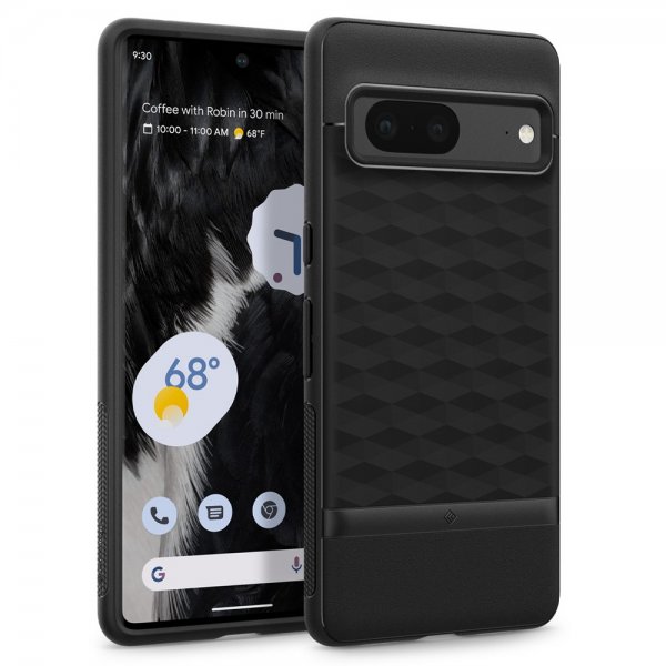 Caseology Google Pixel 7 -suojakuori, Parallax Matte Black
