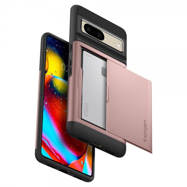 Spigen Google Pixel 7 -suojakuori Slim Armor CS Rose Gold