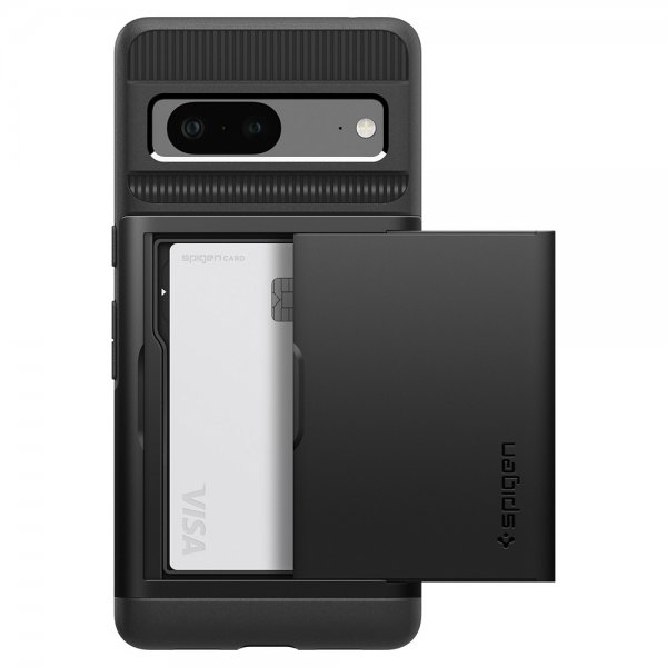 Spigen Google Pixel 7 -suojakuori Slim Armor CS, musta