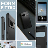 Spigen Google Pixel 7 Thin Fit -suojakuori, musta