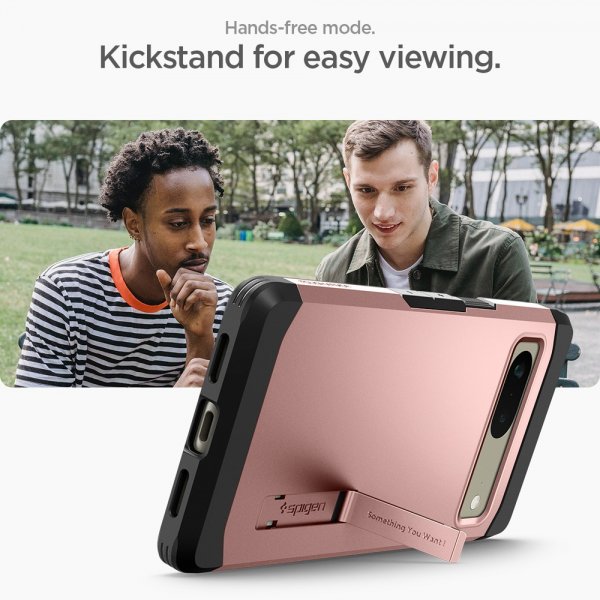 Spigen Google Pixel 7 -suojakuori Tough Armor, ruusukulta