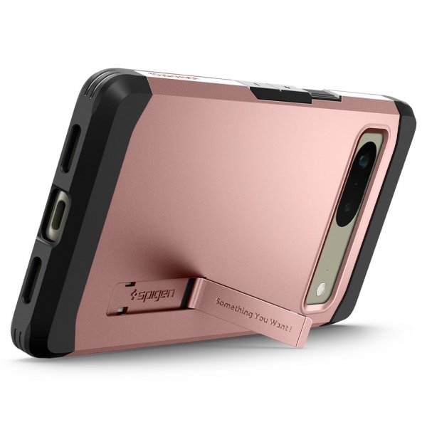 Spigen Google Pixel 7 -suojakuori Tough Armor, ruusukulta