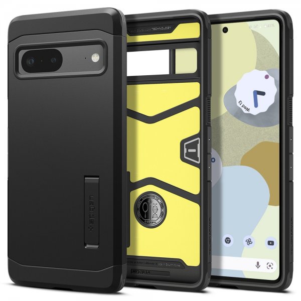 Spigen Google Pixel 7 Suojakuori Tough Armor Musta