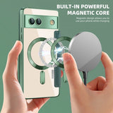 Google Pixel 7a Kotelo MagSafe Vihreä