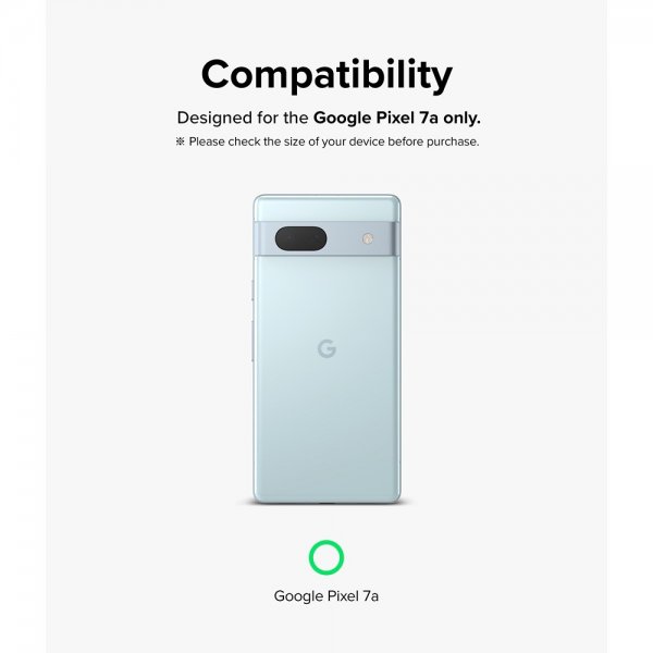 Ringke Google Pixel 7a -kameranssuoja, lasinen, 3 kpl