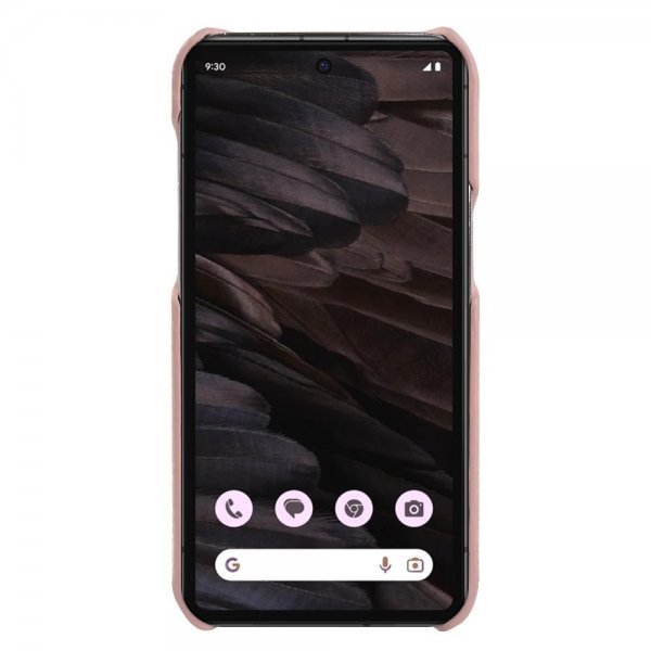 Google Pixel 7a Kuori Aito Nahka MagSafe Pinkki