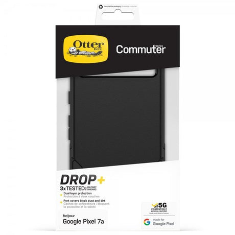 Otterbox Google Pixel 7a -suojakotelo Commuter, musta