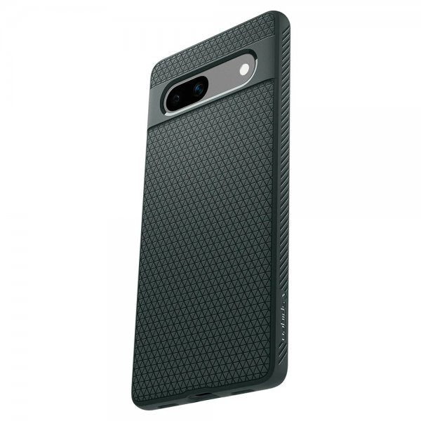 Spigen Google Pixel 7a -suojakuori Liquid Air Abyss Green