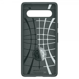 Spigen Google Pixel 7a -suojakuori Liquid Air Abyss Green