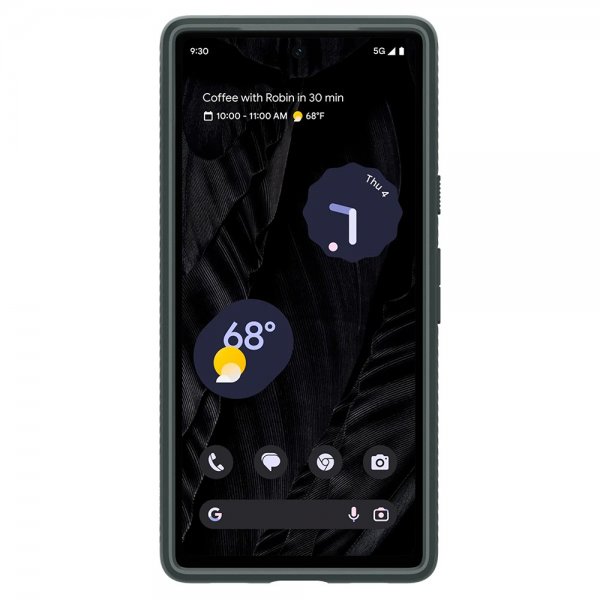 Spigen Google Pixel 7a -suojakuori Liquid Air Abyss Green