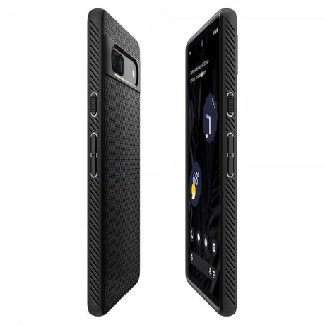 Spigen Google Pixel 7a Kuori Liquid Air Mattamusta