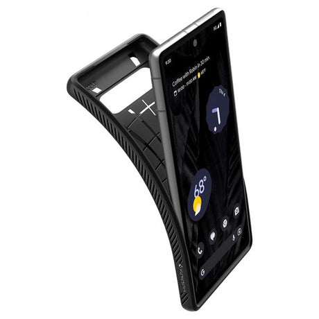 Spigen Google Pixel 7a Kuori Liquid Air Mattamusta