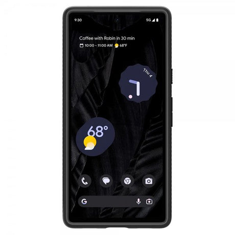 Spigen Google Pixel 7a Kuori Liquid Air Mattamusta