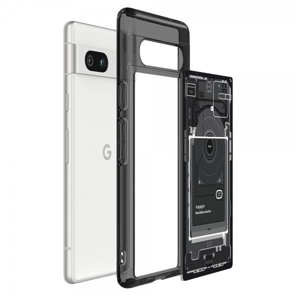 Spigen Google Pixel 7a Ultra Hybrid Zero One -suojakuori, musta