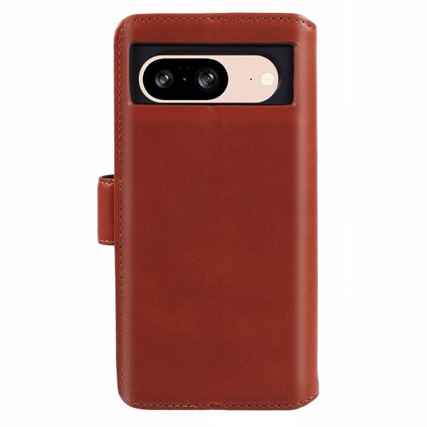 Nordic Covers Google Pixel 8 -kotelo Essential Leather Maple Brown