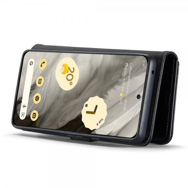 Dg.Ming Google Pixel 8 -kotelo irrotettavalla kuorella, musta