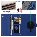 VILI Google Pixel 8 Pro -kotelo irrotettavalla kuorella GHB Series MagSafe Sininen