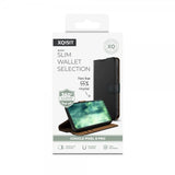 Xqisit Google Pixel 8 Pro suojakotelo Slim Wallet Selection Musta