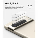 Ringke Google Pixel 8 Pro Kamerasuojalasi 3-pakkaus