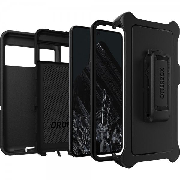 Otterbox Google Pixel 8 Pro -suojakuori Defender, musta