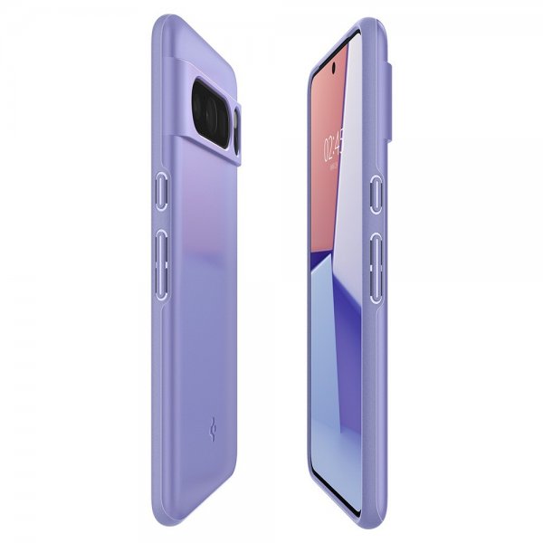 Spigen Google Pixel 8 Pro suojakuori Thin Fit Awesome Violet
