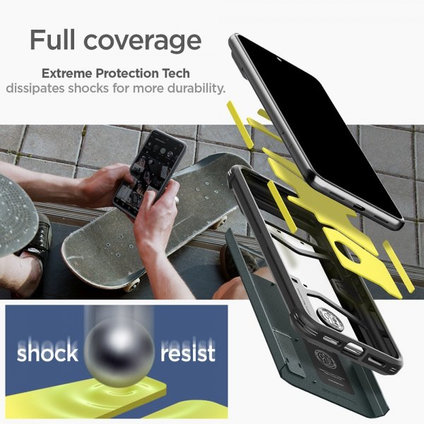 Spigen Google Pixel 8 Pro -suojakuori Tough Armor Abyss Green