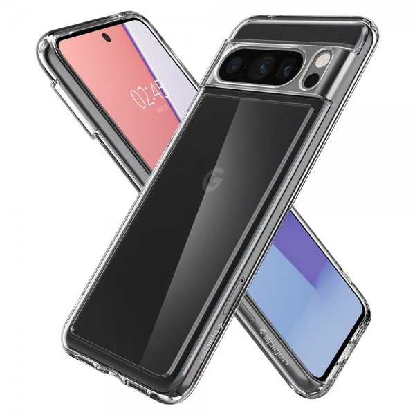 Spigen Google Pixel 8 Pro Ultra Hybrid -suojakuori, läpinäkyvä