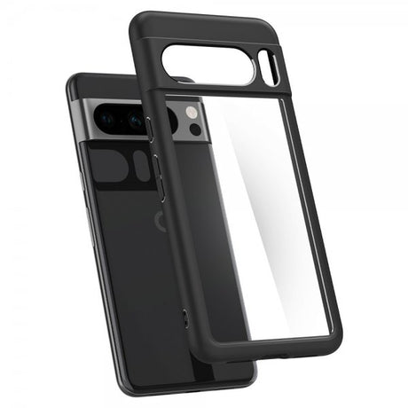 Spigen Google Pixel 8 Pro -kuori, Ultra Hybrid, mattamusta