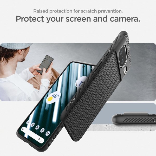 Spigen Google Pixel 8 Kuoret Liquid Air Matte Black