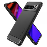 Spigen Google Pixel 8 -kuori Rugged Armor Matte Black