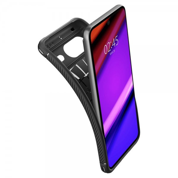 Spigen Google Pixel 8 -kuori Rugged Armor Matte Black