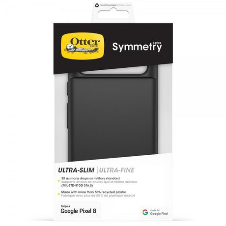 Otterbox Google Pixel 8 Suojakuori Symmetry Musta