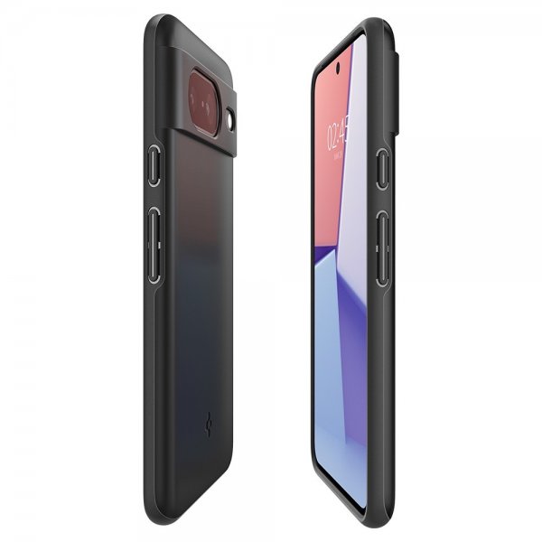 Spigen Google Pixel 8 Thin Fit -kuori, musta