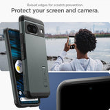Spigen Google Pixel 8 -suojakuori Tough Armor Abyss Green