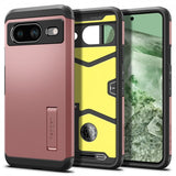 Spigen Google Pixel 8 -suojakuori, Tough Armor, ruusukulta