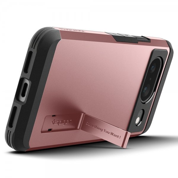 Spigen Google Pixel 8 -suojakuori, Tough Armor, ruusukulta