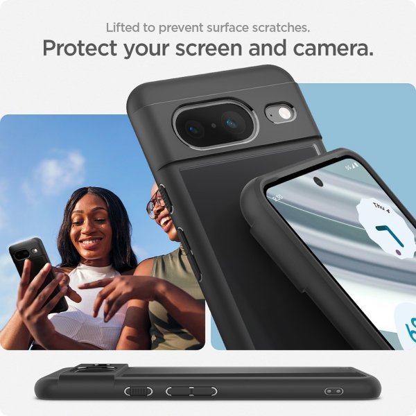 Spigen Google Pixel 8 Kuoret Ultra Hybrid Matte Black