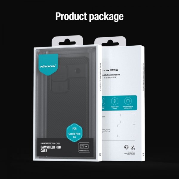 Nillkin Google Pixel 8a Suojakuori CamShield Pro Musta