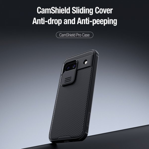 Nillkin Google Pixel 8a Suojakuori CamShield Pro Musta
