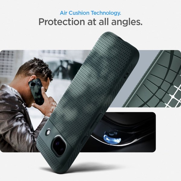 Spigen Google Pixel 8a Kuori Liquid Air Abyss Green