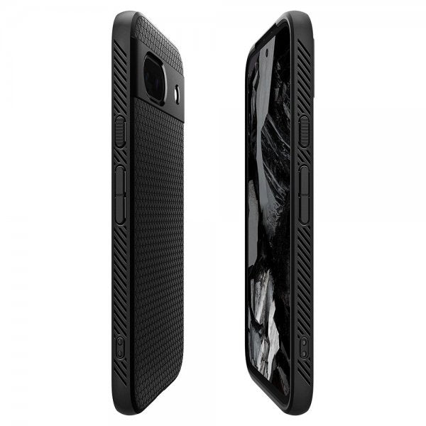 Spigen Google Pixel 8a Suojakuori Liquid Air Mattamusta
