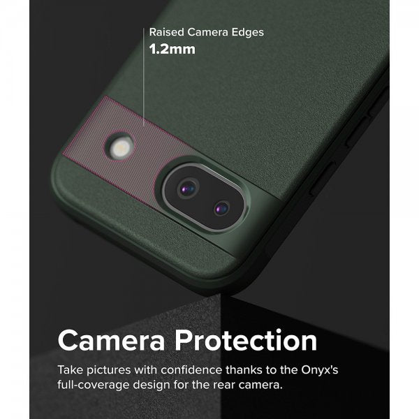 Ringke Google Pixel 8a Suojakuori Onyx Tummanvihreä