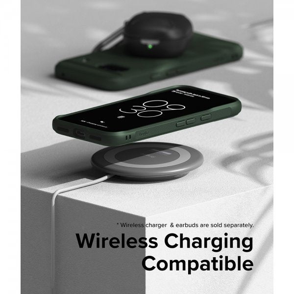 Ringke Google Pixel 8a Suojakuori Onyx Tummanvihreä