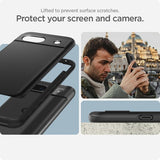 Spigen Google Pixel 8a Thin Fit -suojakuori, musta