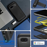 Spigen Google Pixel 8a Suojakuori Tough Armor Musta