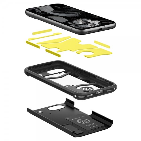 Spigen Google Pixel 8a Suojakuori Tough Armor Musta
