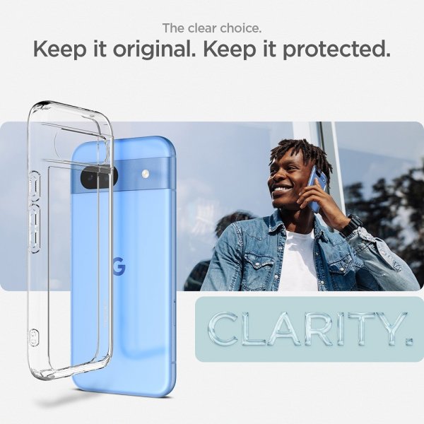 Spigen Google Pixel 8a Ultra Hybrid Crystal Clear -suojakuori