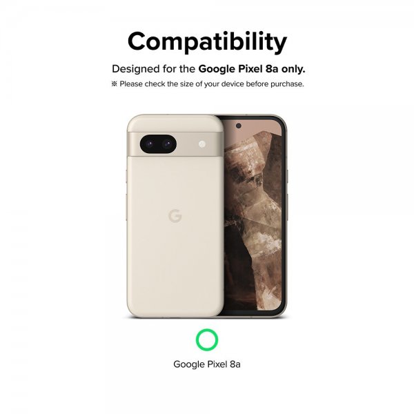 Ringke Google Pixel 8a Näytönsuoja Dual Easy Film 2-pakkaus